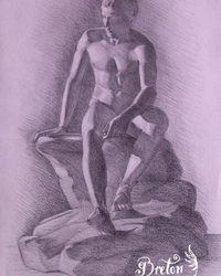 Graphite. 48 x 33 cm.