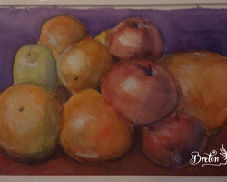 Aquarelle. 8.5 x 11 po.