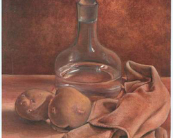 Huile sur masonite. 8 x 10 po.