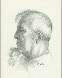 Graphite sur papier Canson. 11.25 x 9 po.